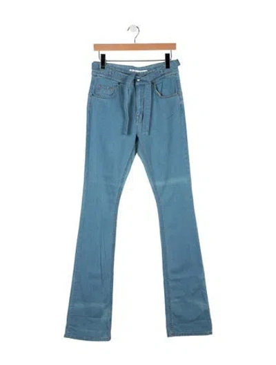 Pre-owned Victoria Beckham High-rise Flared Jeans W/ Tags In Blue