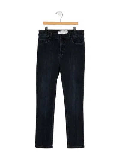 Pre-owned Victoria Beckham High-rise Straight Leg Jeans In Blue