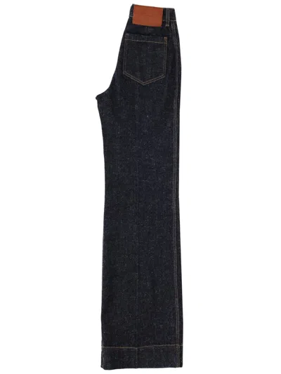 Victoria Beckham High-waist Wide-leg Jeans In Black