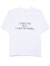 Victoria Beckham Fashion Stole My Smile White T-shirt In White