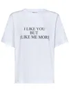 Victoria Beckham I Like You But I Like Me More T-shirt In White