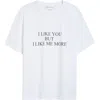 Victoria Beckham Fashion Stole My Smile White T-shirt In White