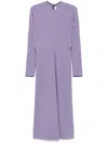 Victoria Beckham Iris Midi Dress In Purple