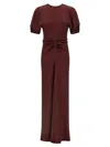 Victoria Beckham Isabella Dresses Bordeaux In Burgundy