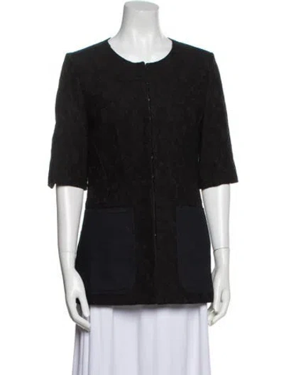 Pre-owned Victoria Beckham Jacket In Blue