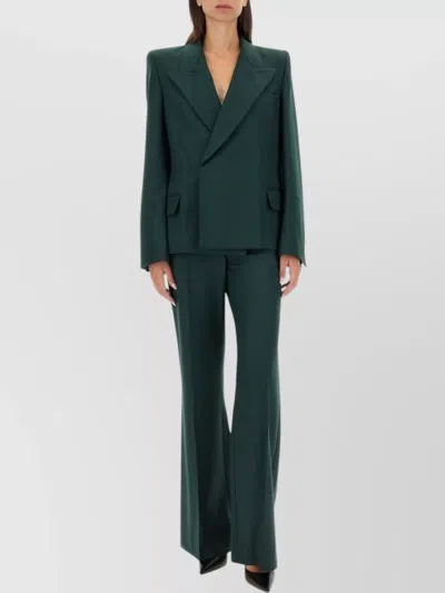 Victoria Beckham Jacket Featuring Pointed Shoulders And Flap Pockets