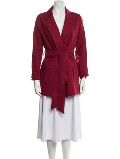 Pre-owned Victoria Beckham Jacket In Red