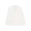 Victoria Beckham Oversized Double-breasted Crepe Blazer In White