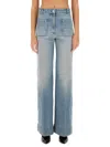 Victoria Beckham Cropped Jeans With Concealed Fly And Modern Silhouette