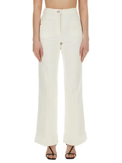 Victoria Beckham Jeans Alina In White