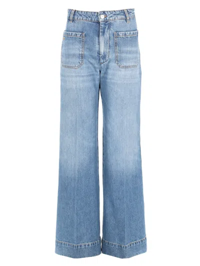 Victoria Beckham Jeans "alina" In Blue