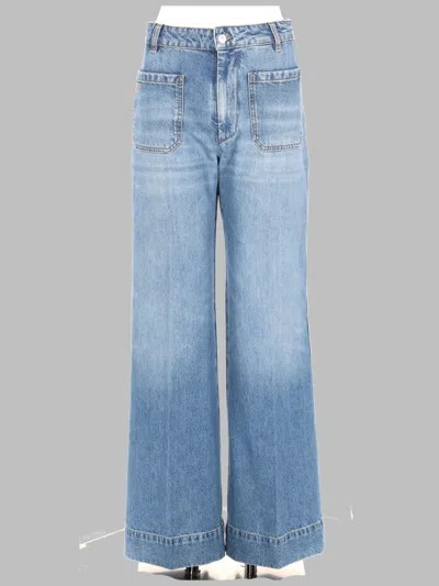 Victoria Beckham Effortless High-waist Jeans For Women In Blue