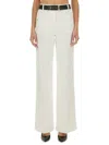 Victoria Beckham Alina Rigid Straight-leg Jeans In White