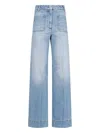 Victoria Beckham Alina Bootcut Jeans In Blue