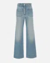Victoria Beckham Alina Straight-leg Jeans In Blue