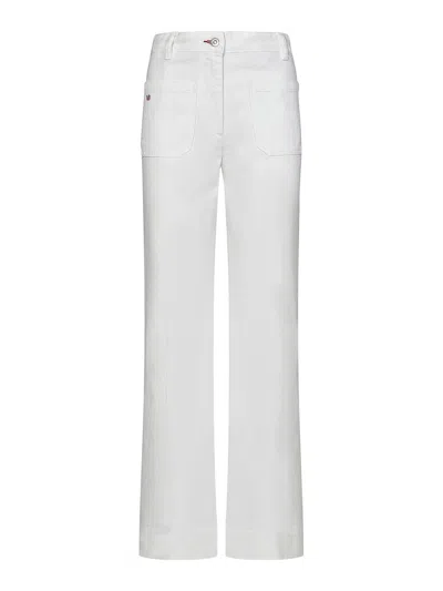VICTORIA BECKHAM JEANS BOOT-CUT - BLANCO