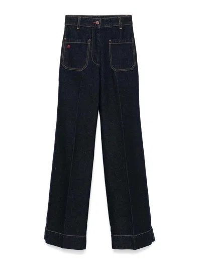Victoria Beckham Jeans In Dark Wash