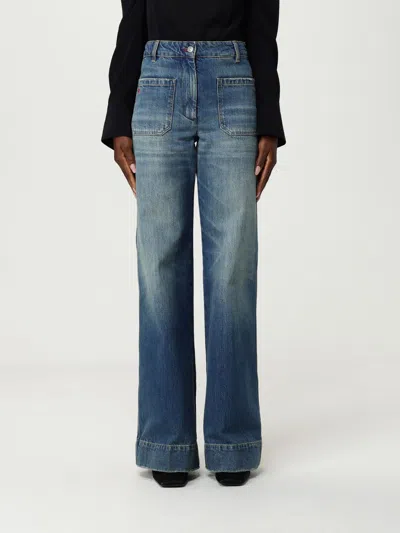 Victoria Beckham Jeans Victoria  Woman Color Blue