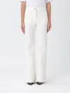 Victoria Beckham Jeans Victoria  Woman Color White In Multi