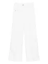 Victoria Beckham Alina High-waisted And Flared Leg Jeans Clothing In White