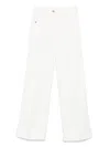 Victoria Beckham Alina High-waisted And Flared Leg Jeans Clothing In White