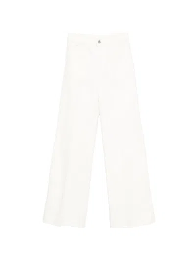 Victoria Beckham Jeans With Pockets  In White