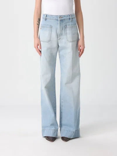 Victoria Beckham Jeans Victoria  Woman Color Blue