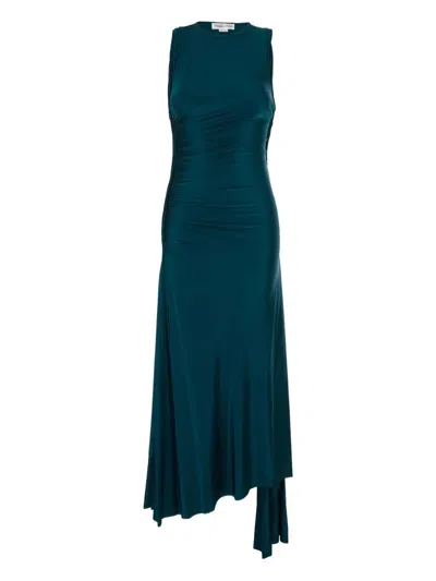Victoria Beckham Jersey Dress In Green