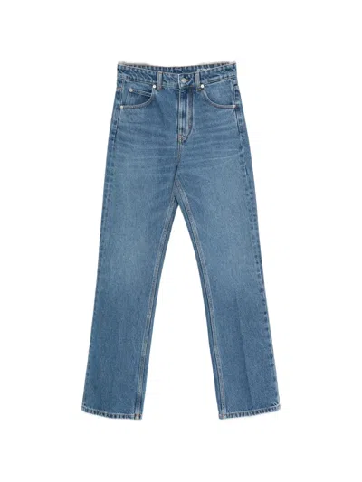 Victoria Beckham Julia Denim Jeans In Blue