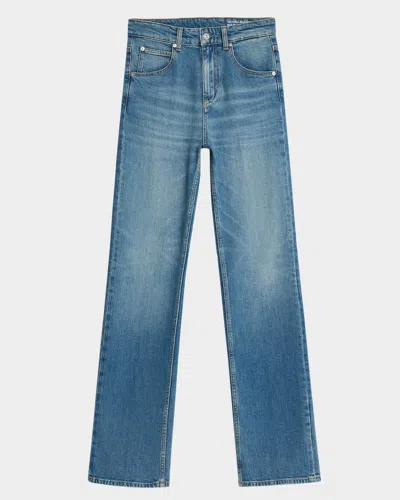 Victoria Beckham Julia High-rise Jeans In Blue