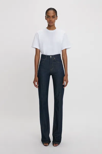 Victoria Beckham Julia Jean In Light Rinse In White