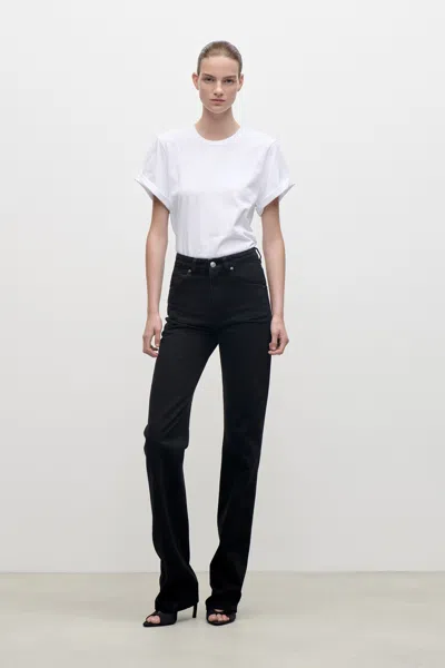 Victoria Beckham Julia Stretch Jean In Washed Black