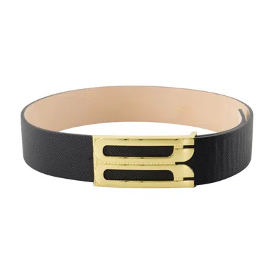 Victoria Beckham Jumbo Belt In Black
