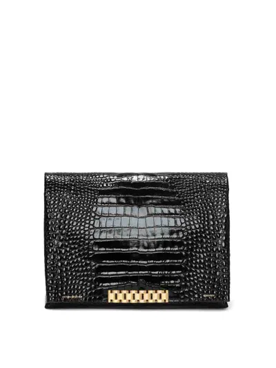 Victoria Beckham Jumbo Clutch Bag In Black