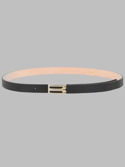 Victoria Beckham Jumbo Frame Belt In Black