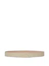 Victoria Beckham Jumbo Frame Leather Belt In Neutral