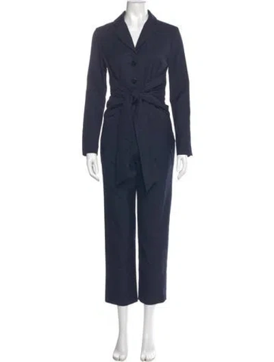 Pre-owned Victoria Beckham Jumpsuit In Blue