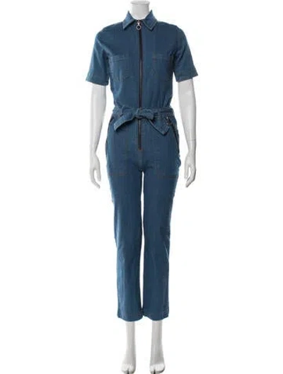Pre-owned Victoria Beckham Jumpsuit In Blue