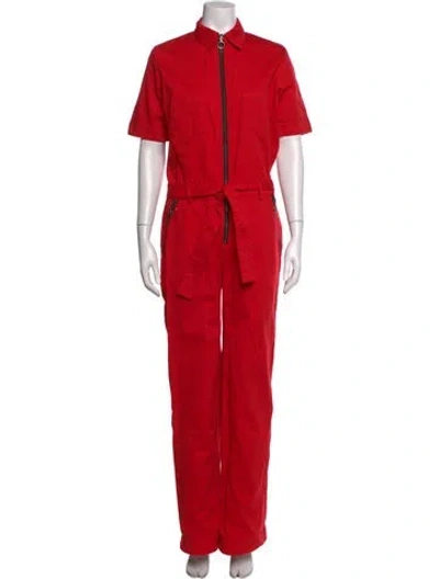Pre-owned Victoria Beckham Jumpsuit In Red