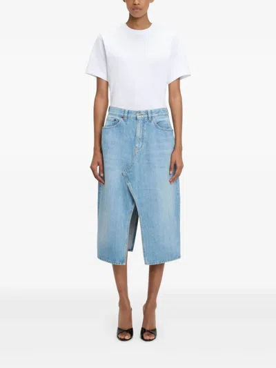 VICTORIA BECKHAM KICK DENIM SKIRT