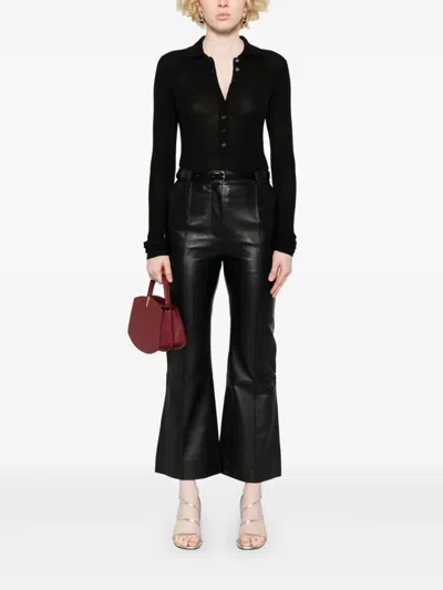 Victoria Beckham Kick Trouserss In Black