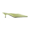 Victoria Beckham Kitten Court Shoes In Green