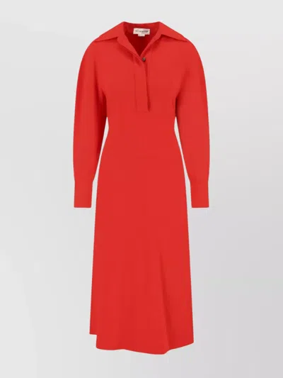 VICTORIA BECKHAM KNEE LENGTH DRESS LONG SLEEVES