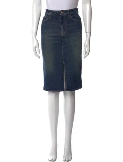 Pre-owned Victoria Beckham Knee-length Skirt In Blue
