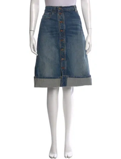 Pre-owned Victoria Beckham Knee-length Skirt In Blue