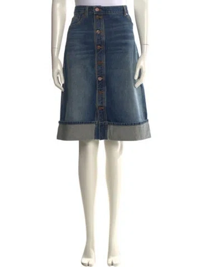 Pre-owned Victoria Beckham Knee-length Skirt In Blue