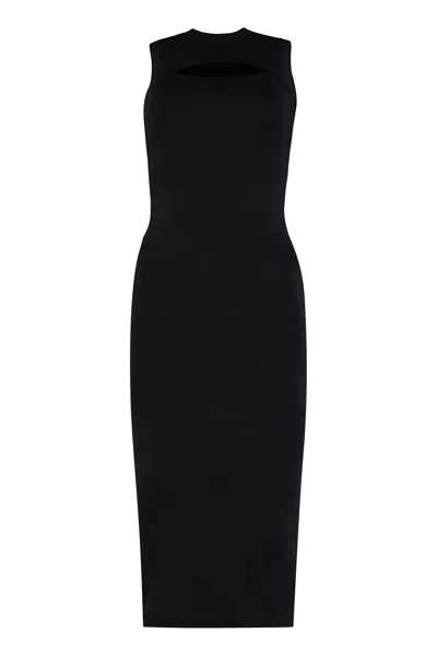 Victoria Beckham Knit Dress In Black