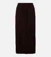 Victoria Beckham Knitted Wool-blend Midi Skirt