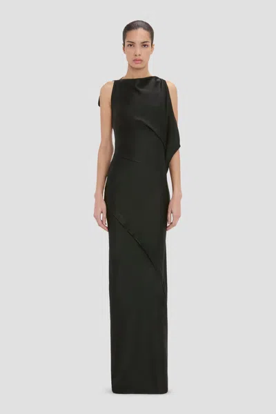 Victoria Beckham Kyra Gown In Black