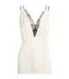 Victoria Beckham Lace-trimmed Camisole In Ivory